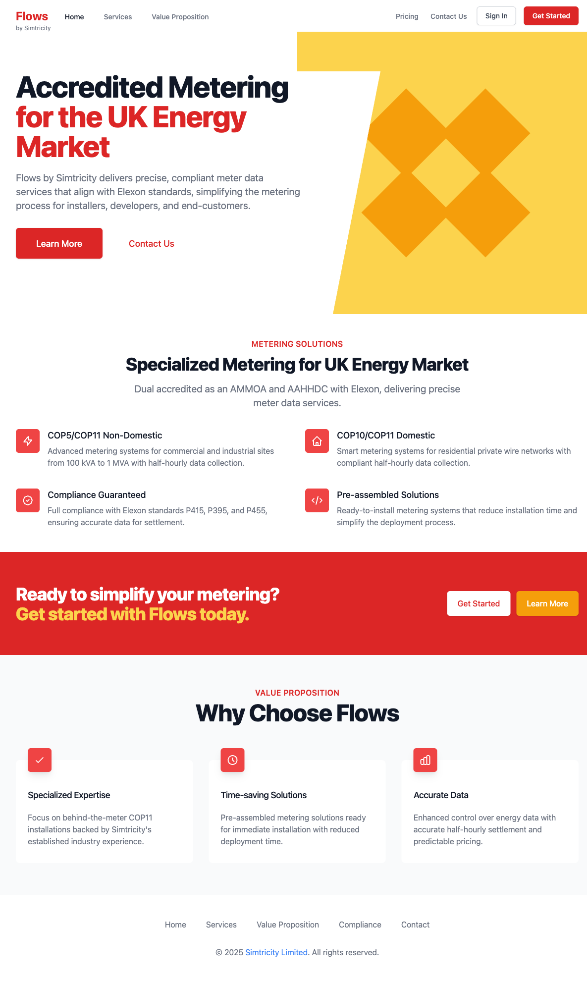 Flows by Simtricity - Accredited Metering Solutions
